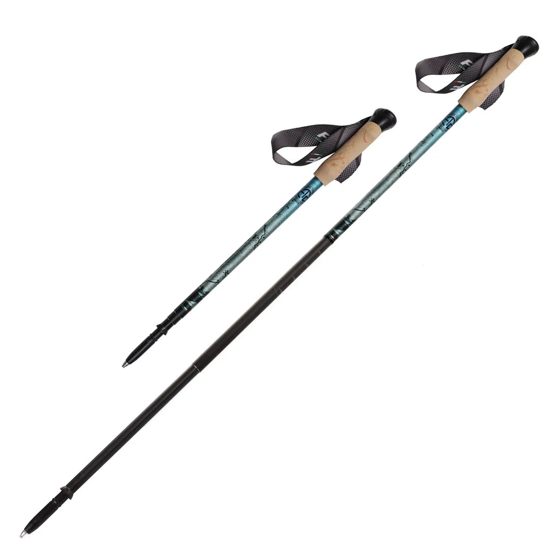 Kaviso x Fizan CDT compact 3 Ultralight trekking poles for hiking and thru-hikes