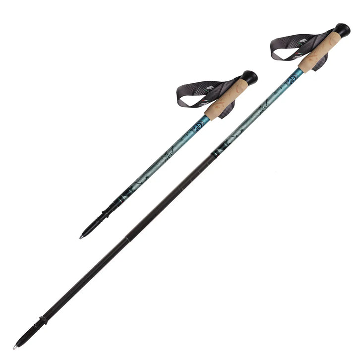 Kaviso x Fizan CDT compact 3 Ultralight trekking poles for hiking and thru-hikes