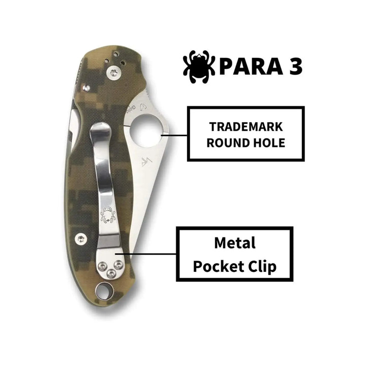Spyderco Para 3 G10