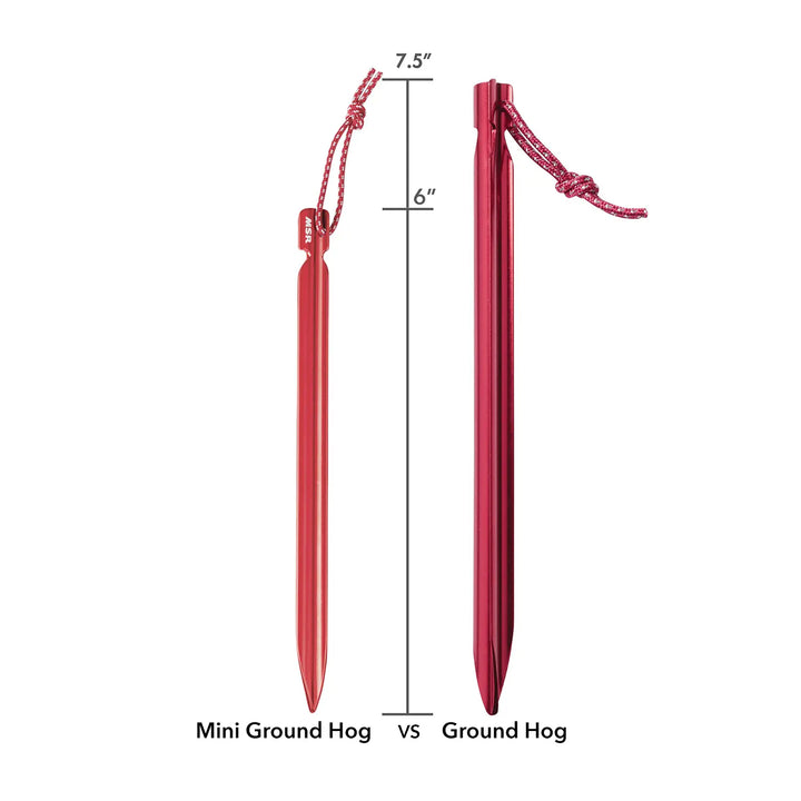 MSR Groundhog + Mini Groundhog Tent Stakes