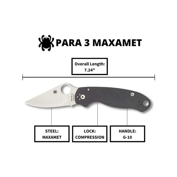 Spyderco Para 3 Maxamet