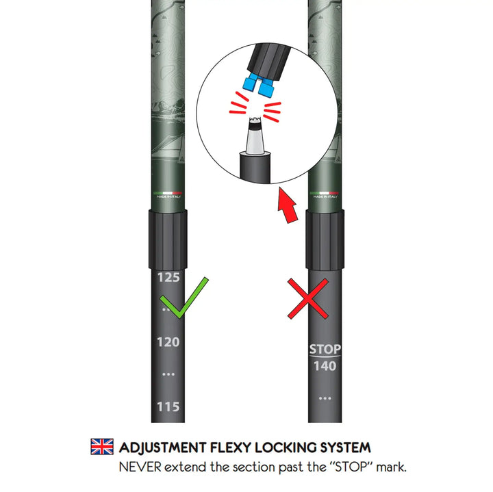 Kaviso x Fizan CDT compact 3 Ultralight trekking poles for hiking and thru-hikes