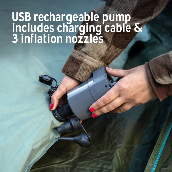 Kelty Kush Queen Air Bed With Pump