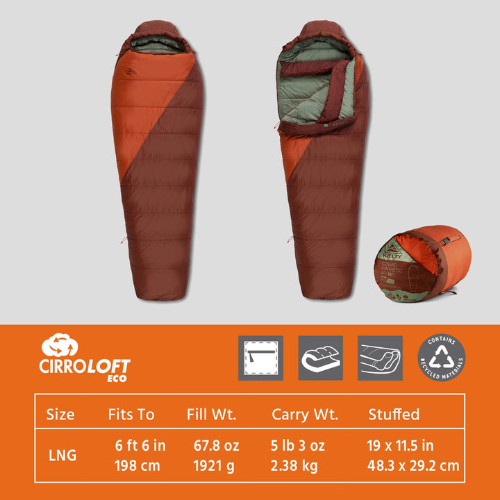 Kelty Cosmic Synthetic 0 Degree Sleeping Bag 2025