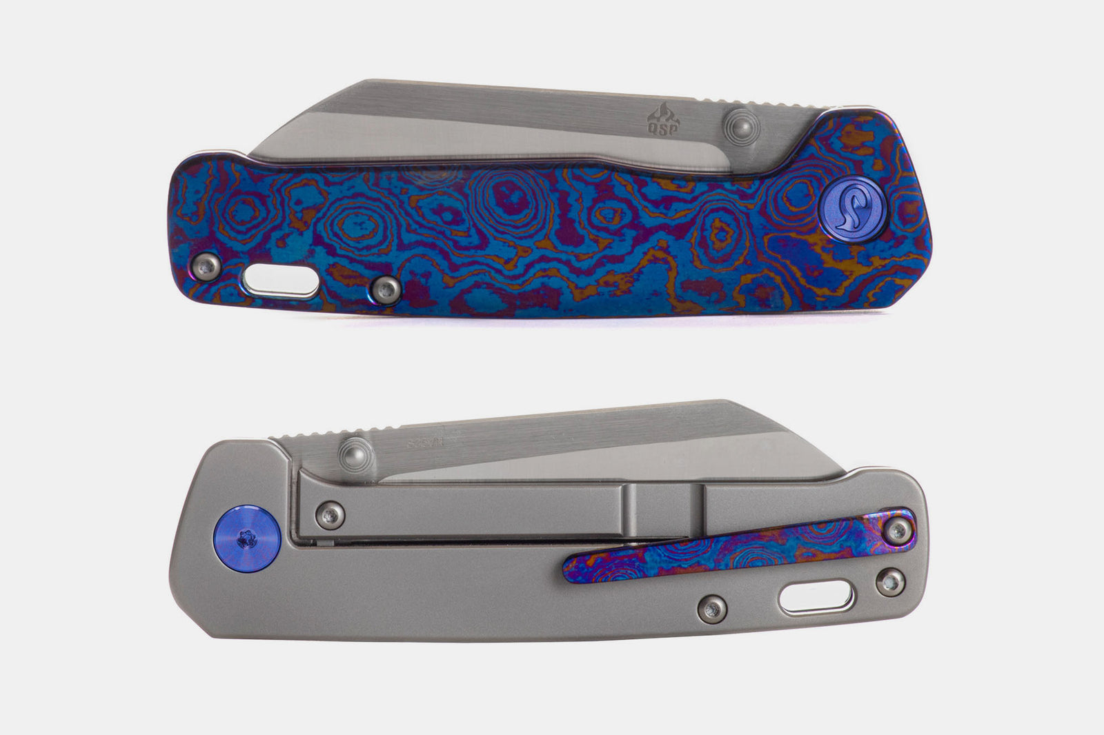 Kaviso x QSP Penguin Pivot S35VN Frame Lock Folding Knife