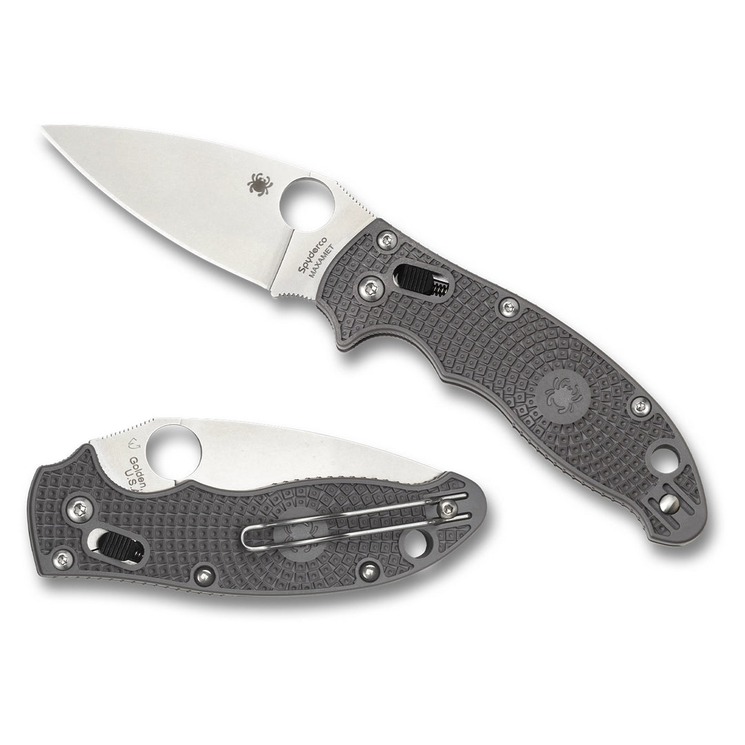 Spyderco Manix 2 Lightweight FRCP Gray Maxamet - Open Box