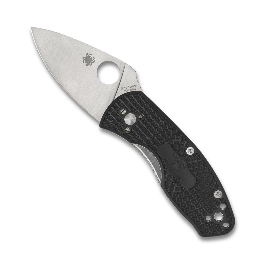 Spyderco Ambitious Lightweight C148PBK - Open Box