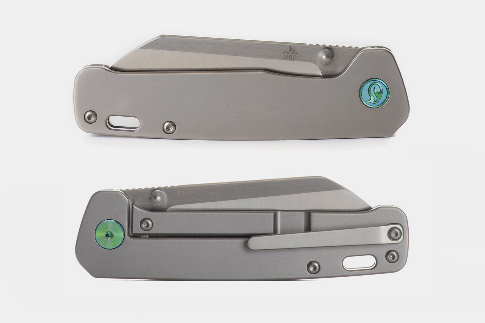 Kaviso x QSP Penguin Pivot S35VN Frame Lock Folding Knife