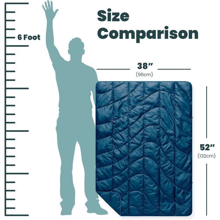 Rumpl Travel Puffy Blanket Deepwater