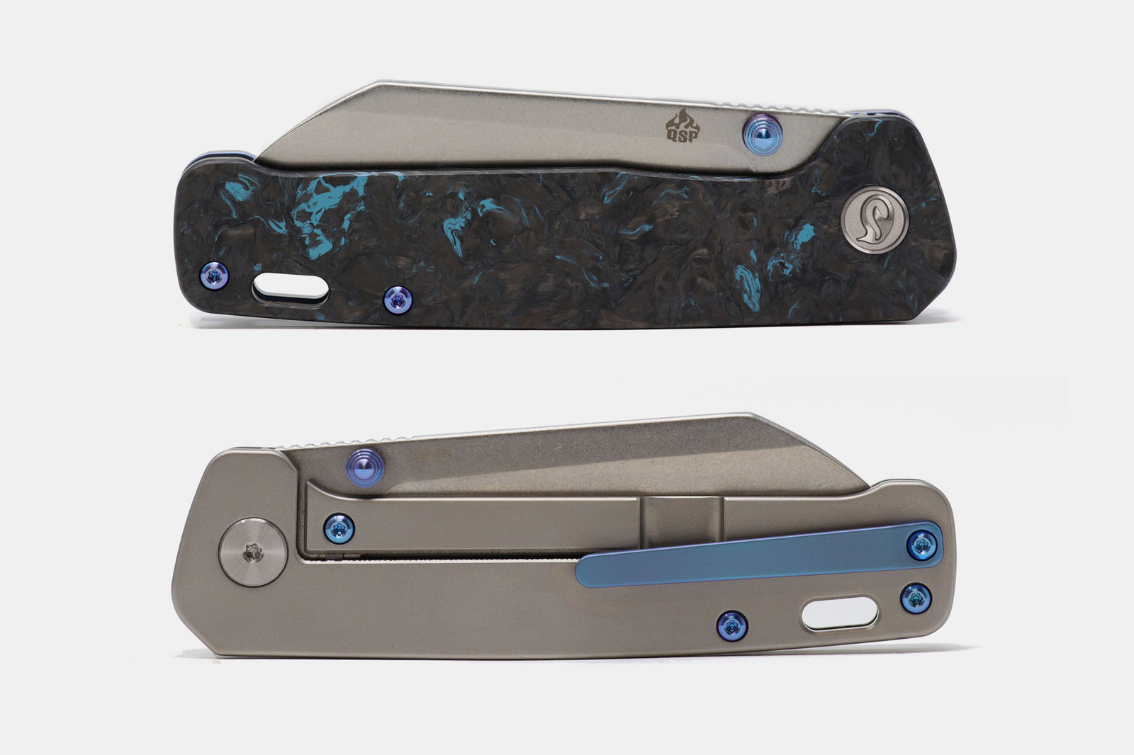Kaviso x QSP Penguin Pivot S35VN Frame Lock Folding Knife