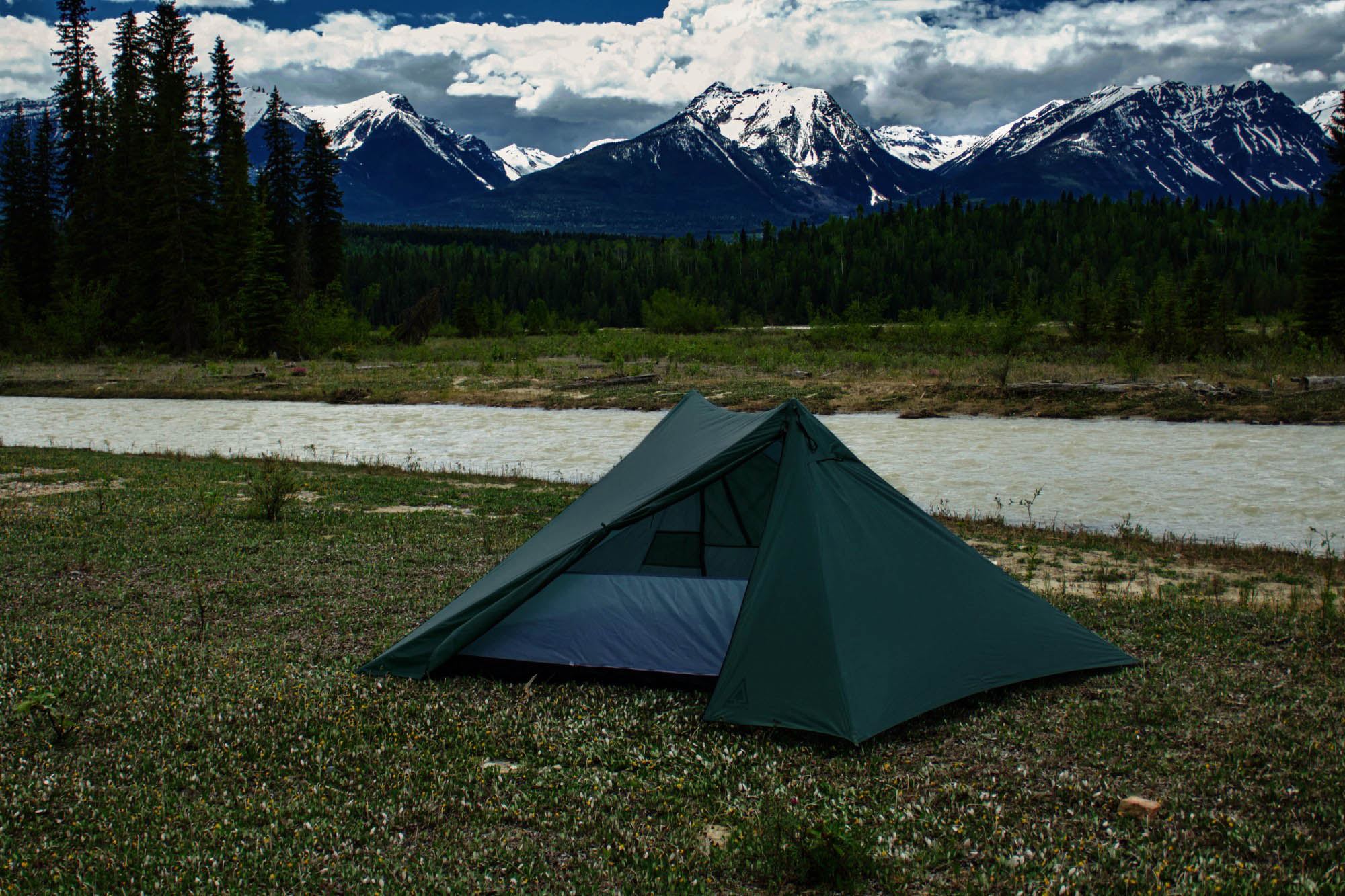 Durston Gear X-Mid 2 Solid Trekking Pole Shelter for Backpacking Ultralight Gear Tent