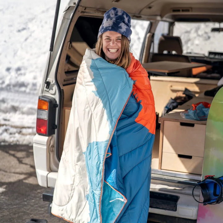 Rumpl Fleece Puffy Blanket 2P Teton Glow