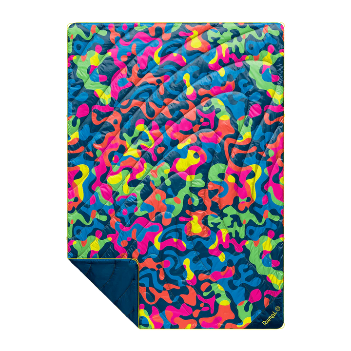 Rumpl Original Puffy Blanket 1P Hyper Abstraction
