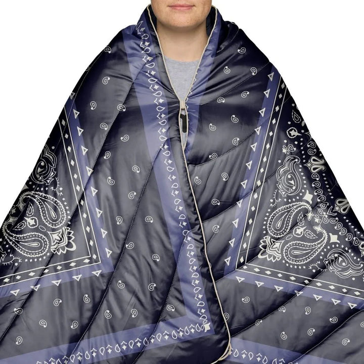 Rumpl Original Puffy Blanket 1P Midnight Mesa Bandana