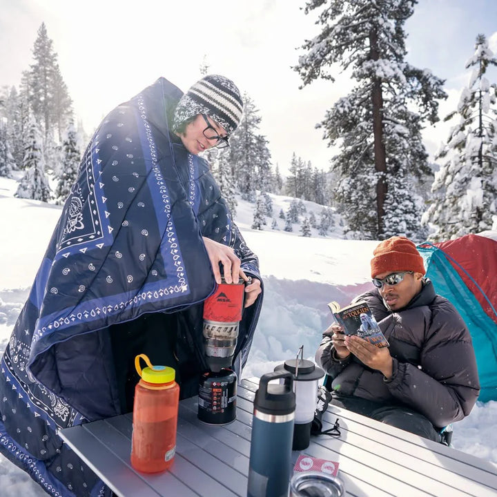 Rumpl Original Puffy Blanket 1P Midnight Mesa Bandana