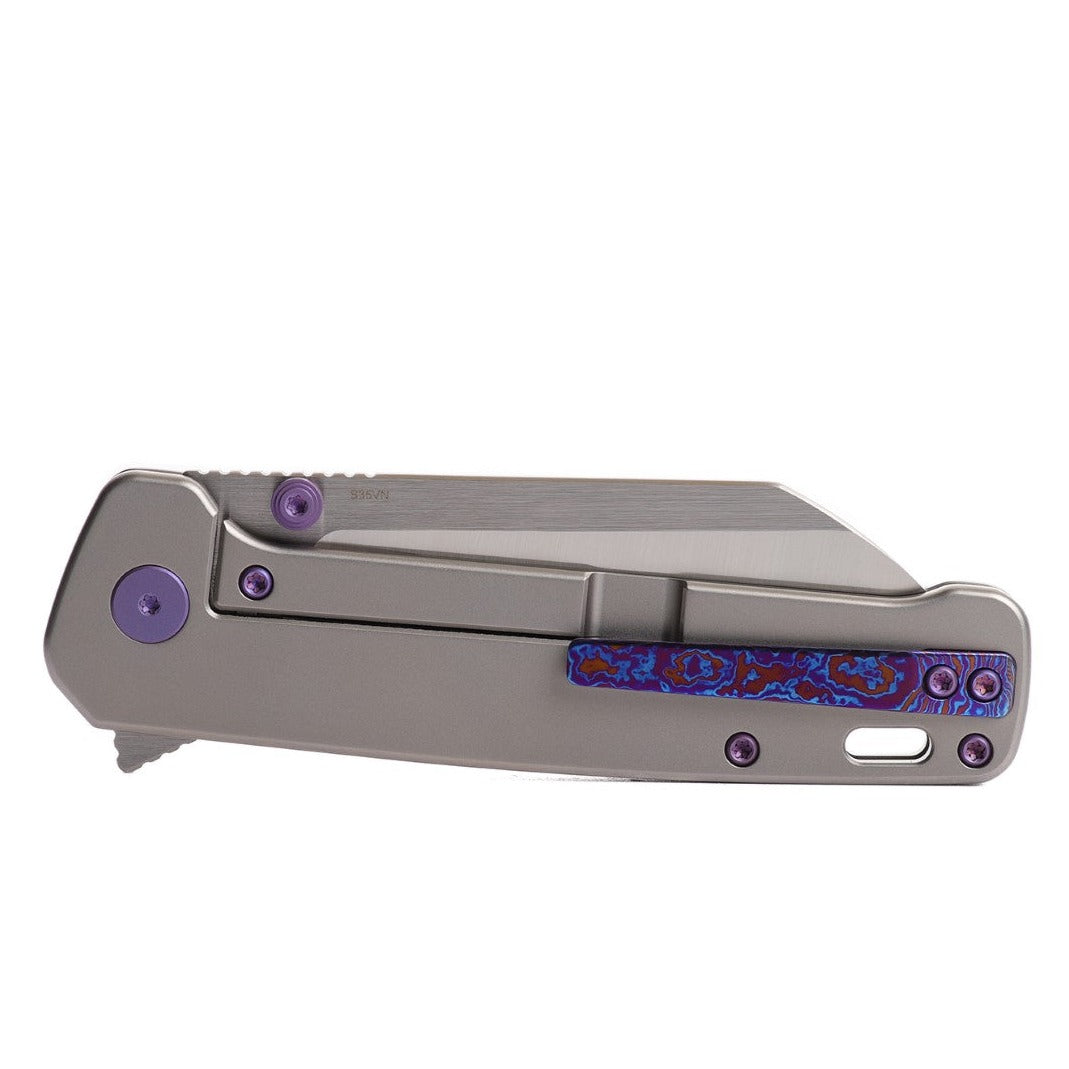 Kaviso x QSP Penguin Plus Titanium Frame Lock with S35VN