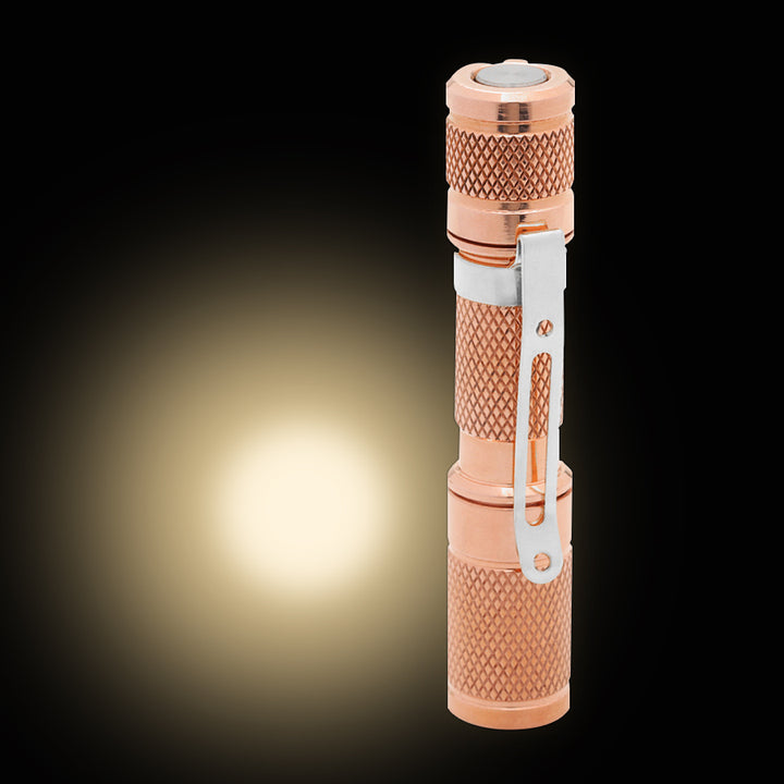 Drop Copper AAA Pocket Flashlight