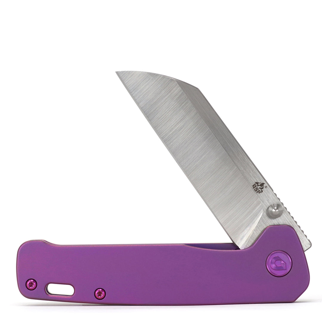 Drop + QSP Penguin Titanium Frame Lock with S35VN