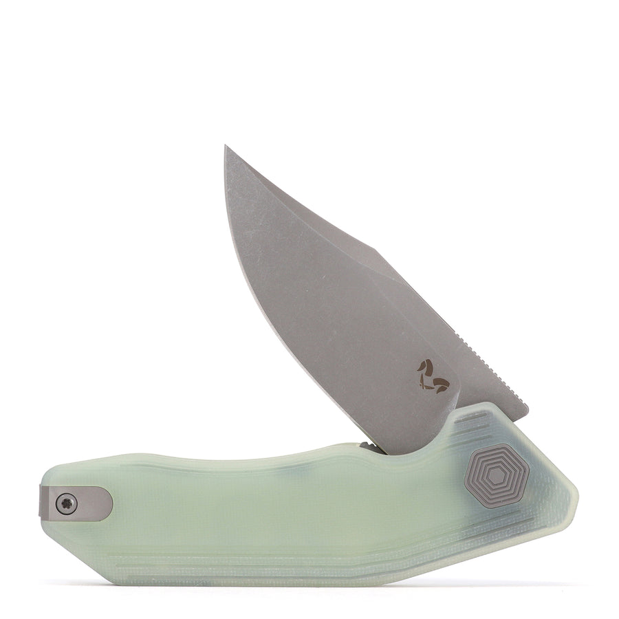 Damned Designs Cerberus G10 Liner Lock Folding Knife with 14c28n Blade Steel Pictures by Kaviso