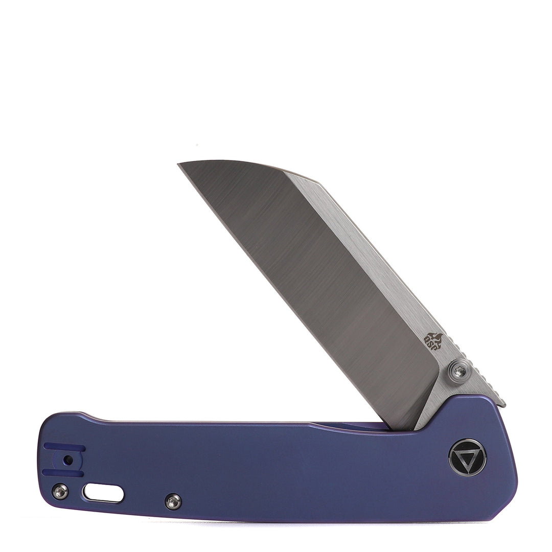 QSP Penguin Plus Purple Titanium Frame Lock (20CV Steel)
