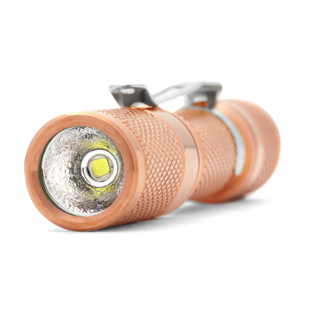 Drop Copper AAA Pocket Flashlight