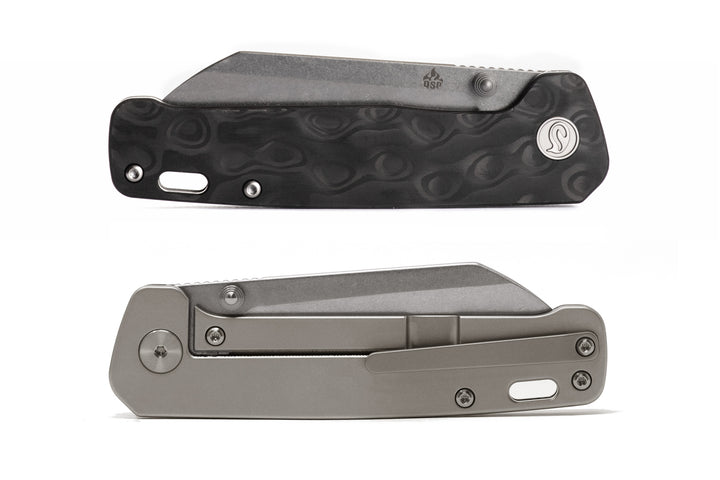 Kaviso x QSP Penguin Titanium Frame Lock with S35VN