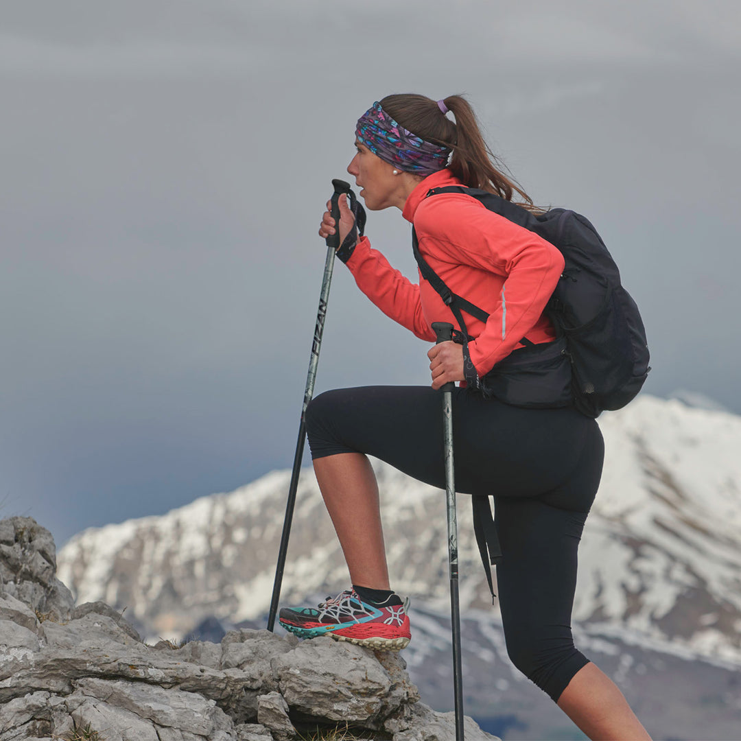 Kaviso x Fizan Ultralight Aluminum Compact 3 Trekking Poles - Pacific Crest Trail Edition - EVA Foam Grips