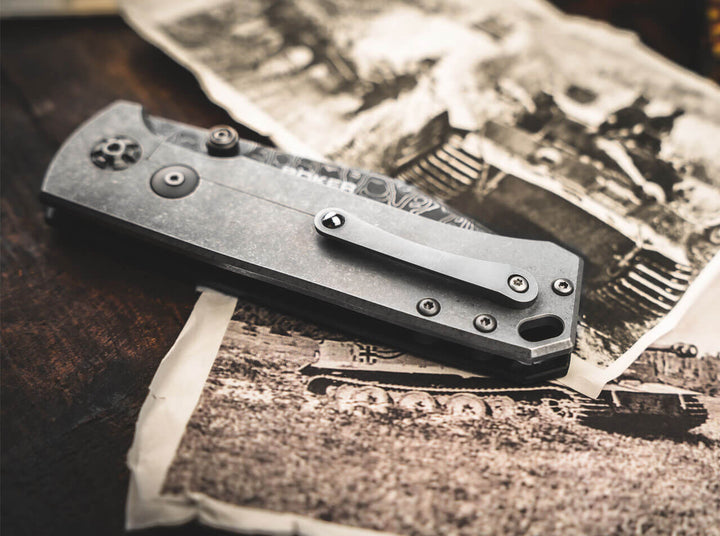 Boker Tiger Tank Damascus Frame Lock 111103DAM