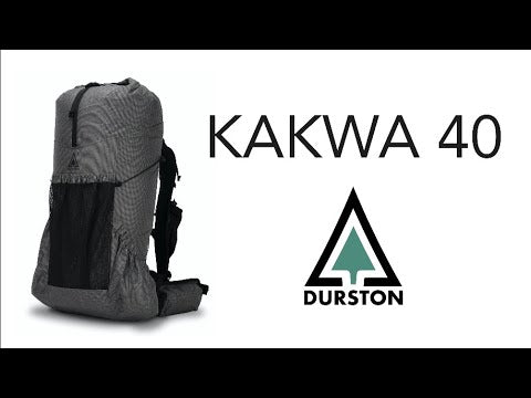 Durston Gear Kakwa 40 Ultralight thru-hiking trail backpack 40L liters Ultra 200 Sail Cloth by Dan Durston sold by Kaviso