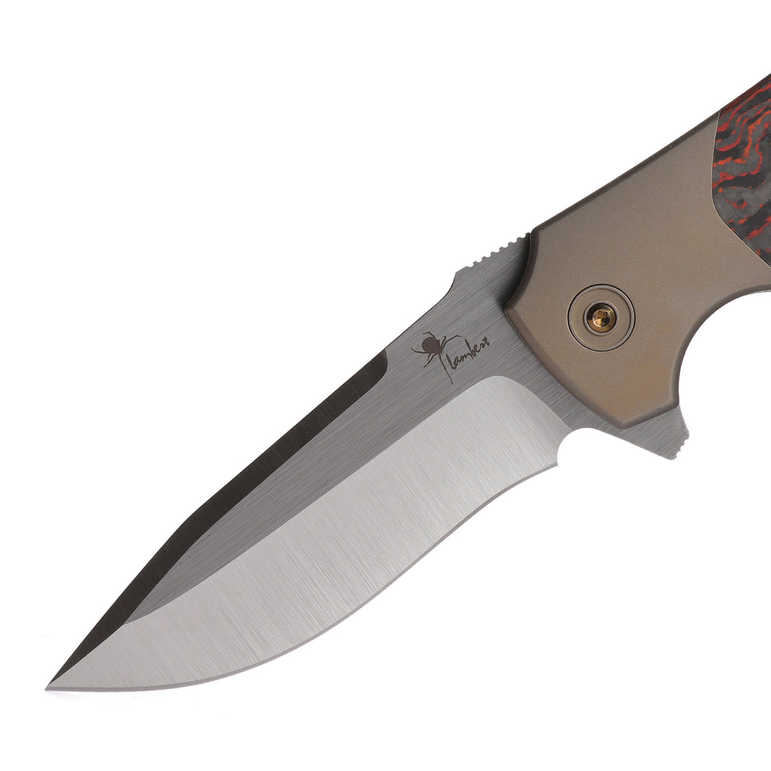 Kaviso x Kirby Raine S35VN Frame Lock Folding Knife