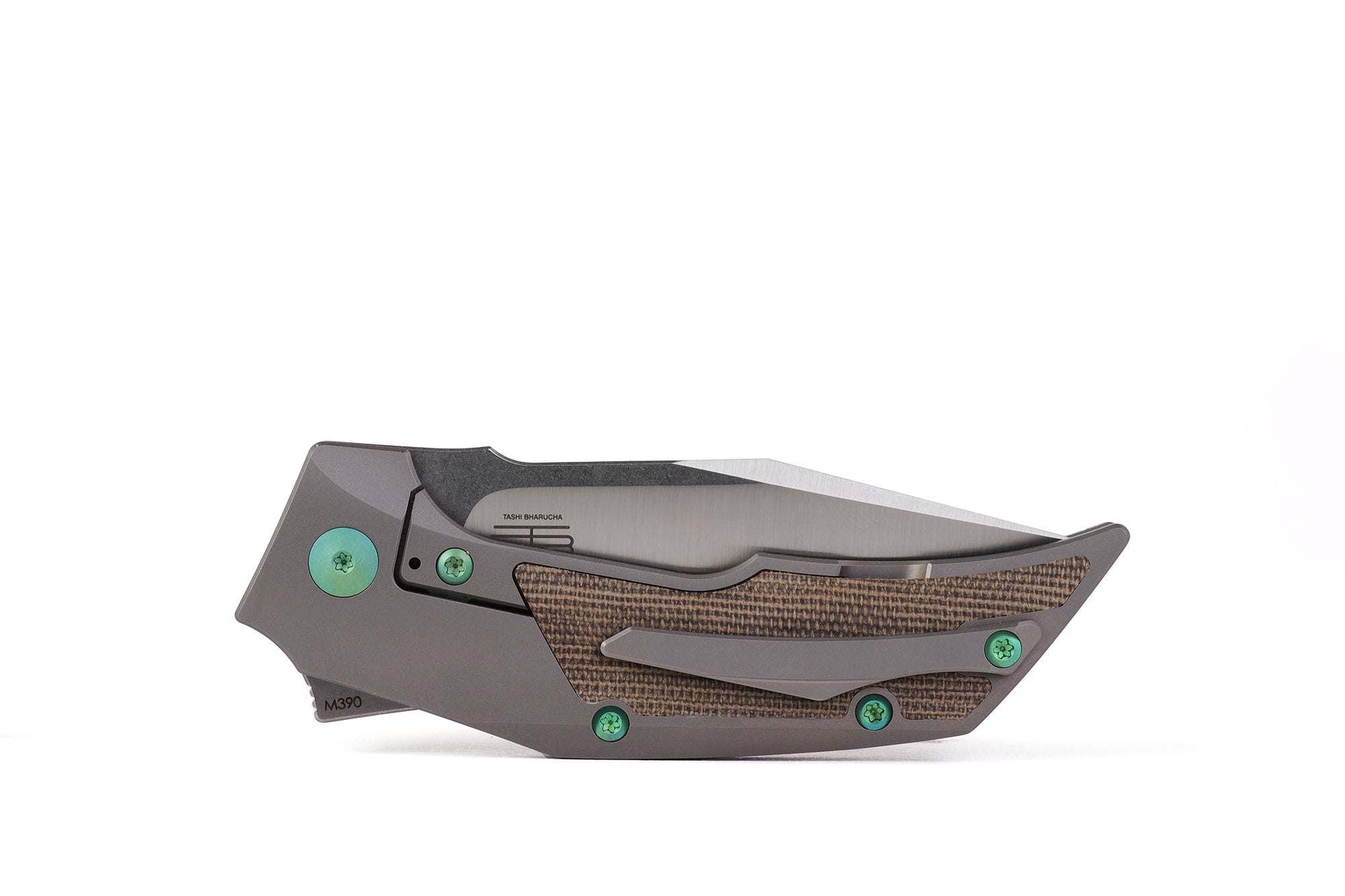 Reate T3000 Green Micarta Inlay (REA092) – Kaviso, LLC