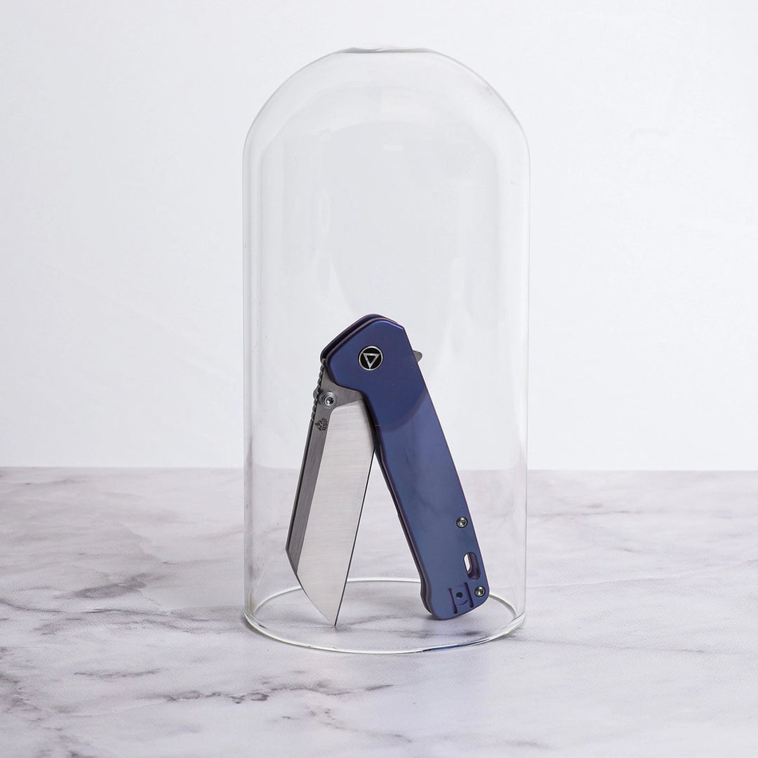 PENGUIN RESEARCH ピック QSP Penguin Plus Purple Titanium Frame Lock (20CV Steel