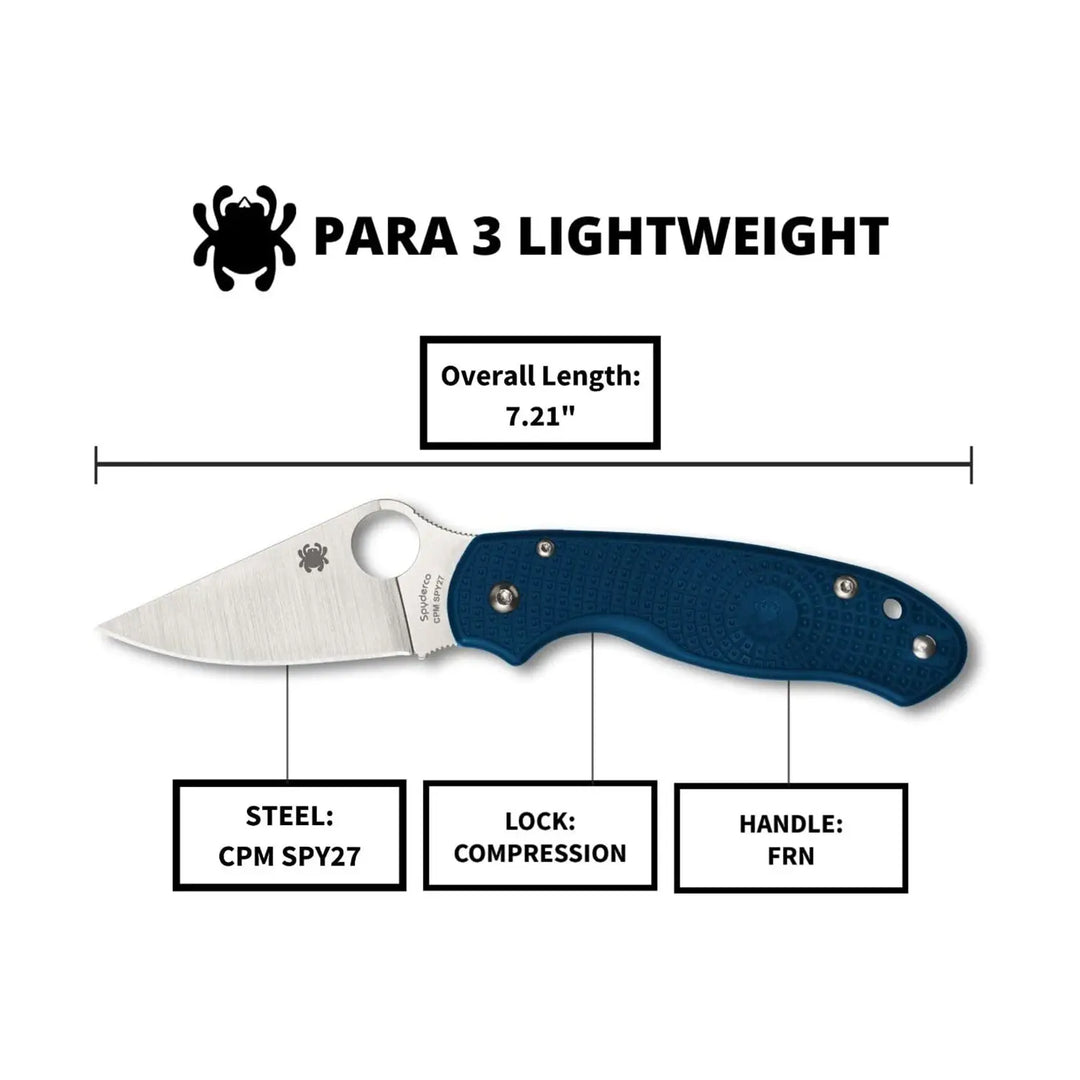 Spyderco Para 3 Lightweight FRN