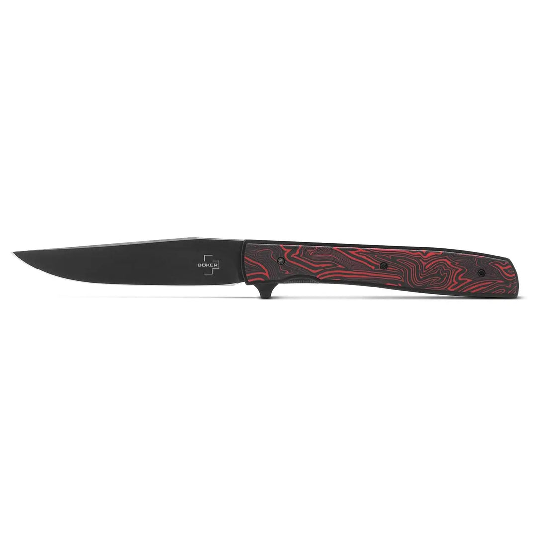 Boker Plus Urban Trapper - Red/Black Micarta Handles