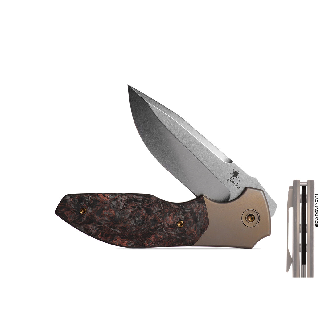 Kaviso x Kirby Raine S35VN Frame Lock Folding Knife