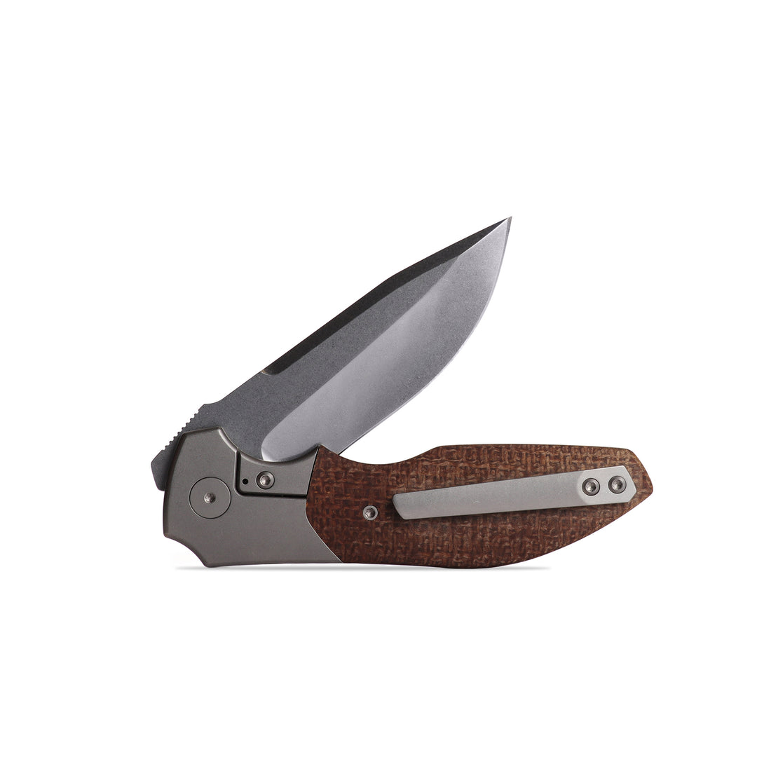 Kaviso x Kirby Raine S35VN Frame Lock Folding Knife