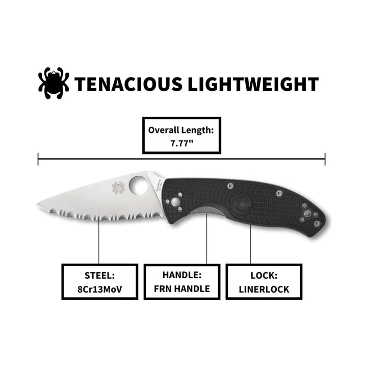 Spyderco Tenacious Lightweight FRN C122SBK