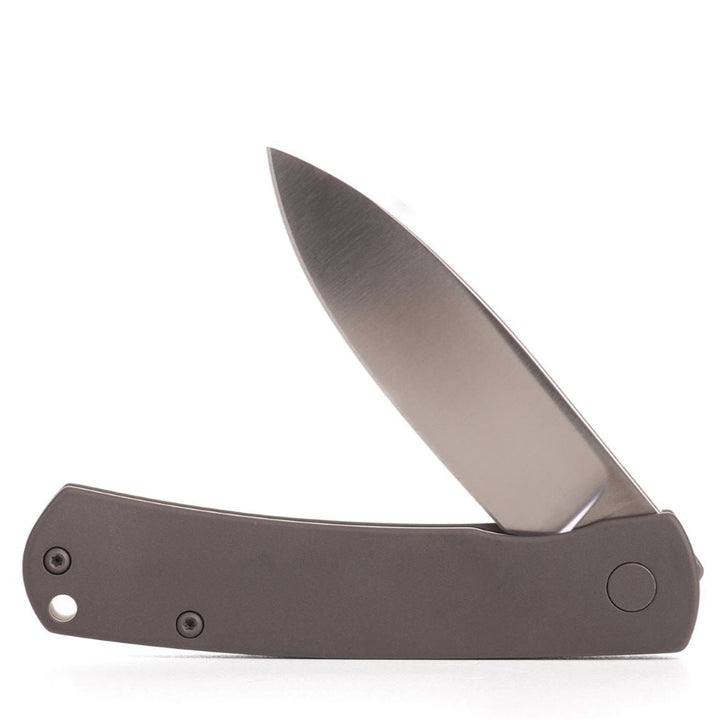 Kaviso x Laconico Keen Mini Titanium Frame Lock Folding Knife with S35VN Blade Steel and Titanium Handles