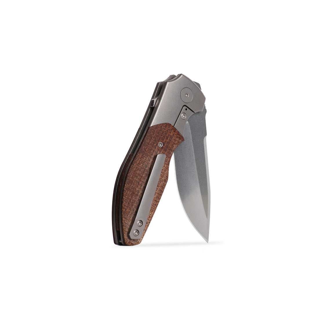 Kaviso x Kirby Raine S35VN Frame Lock Folding Knife