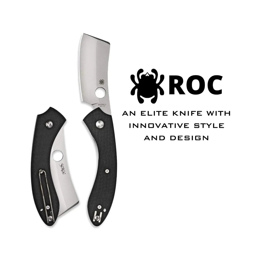 Spyderco Roc VG-10 Stainless Steel Cleaver Style Blade