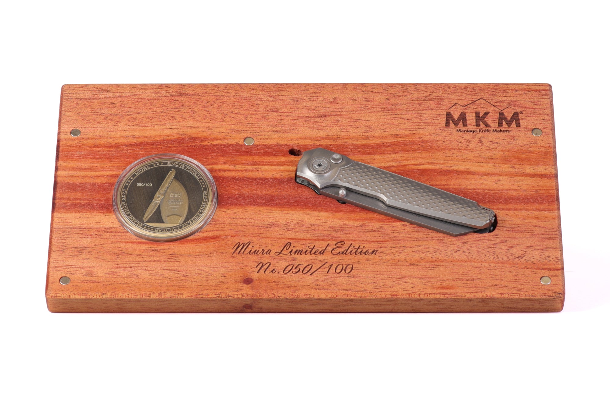 MKM Miura Titanium Button Lock – Kaviso, LLC