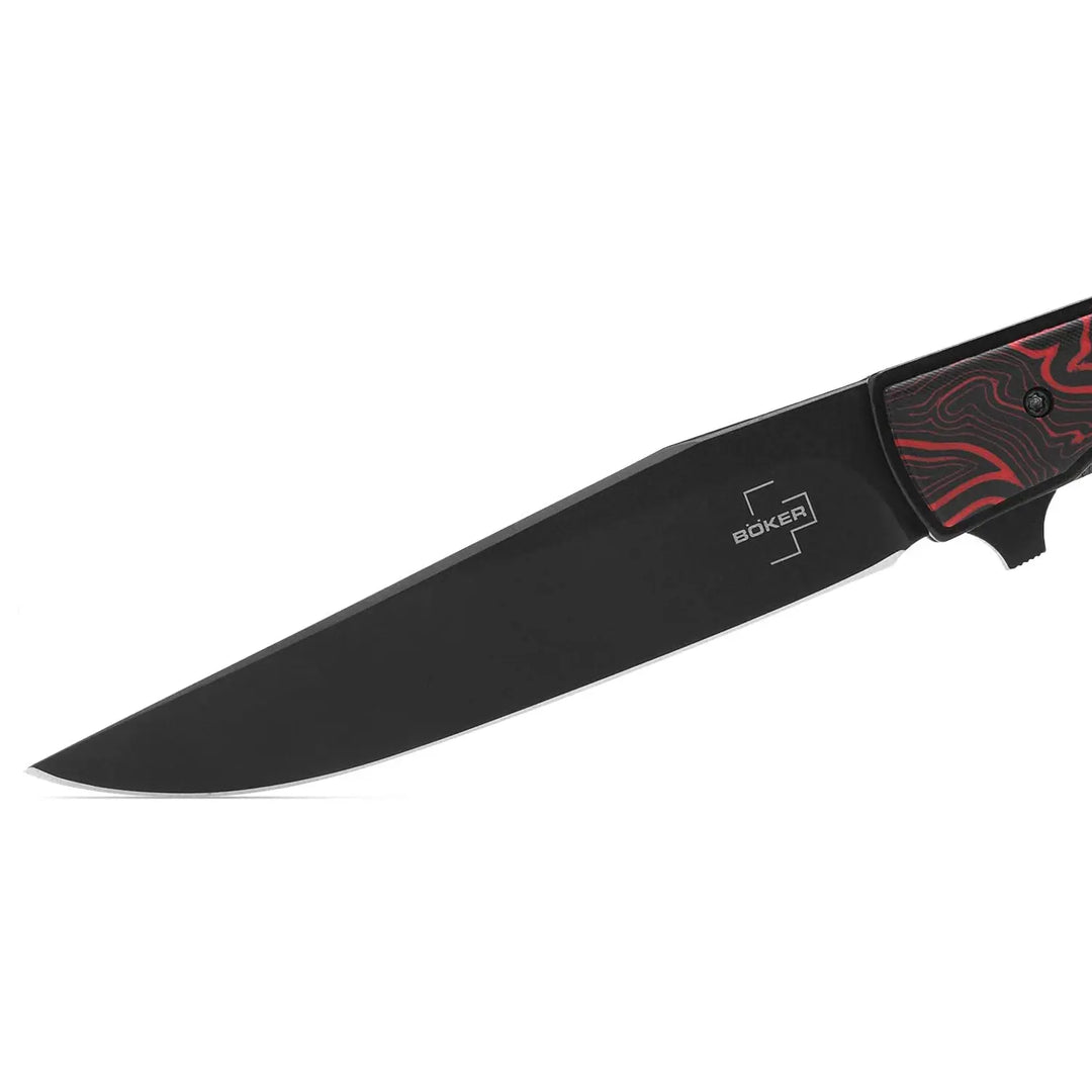 Boker Plus Urban Trapper - Red/Black Micarta Handles