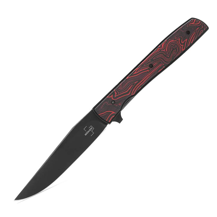 Boker Plus Urban Trapper - Red/Black Micarta Handles