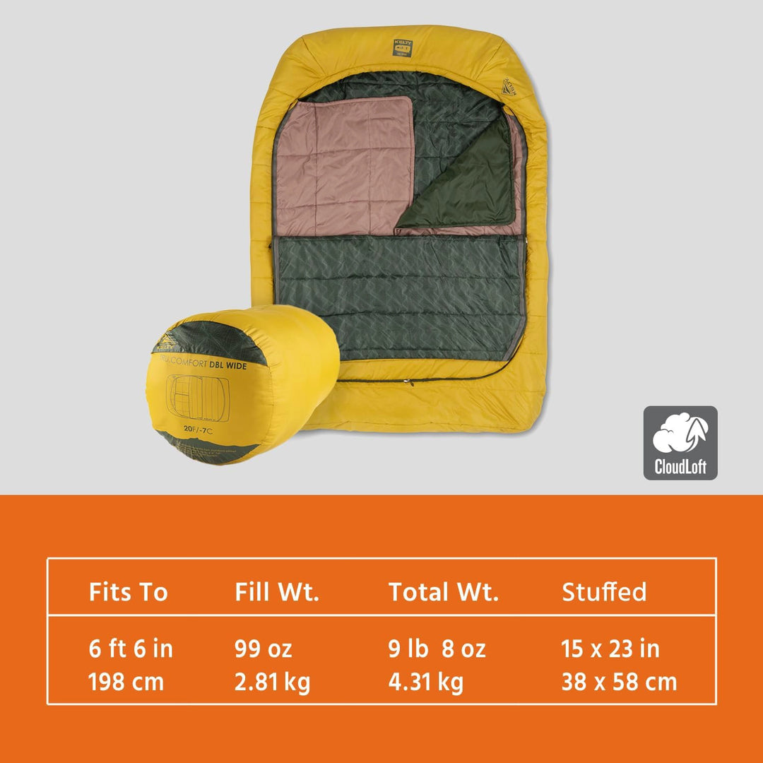 Kelty Tru.Comfort Doublewide 20 Sleeping Bag