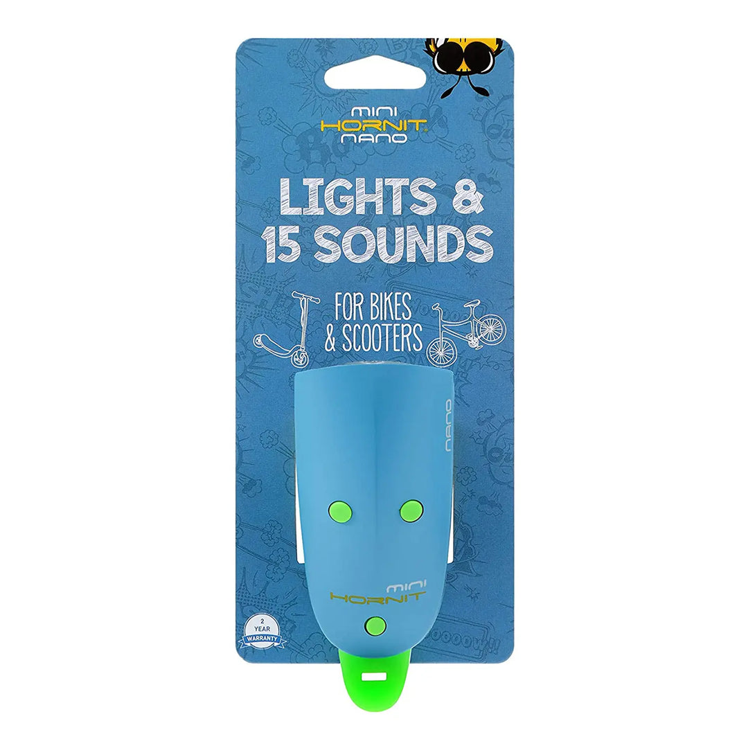 Hornit Nano Kids Bike Horn and Light Kaviso