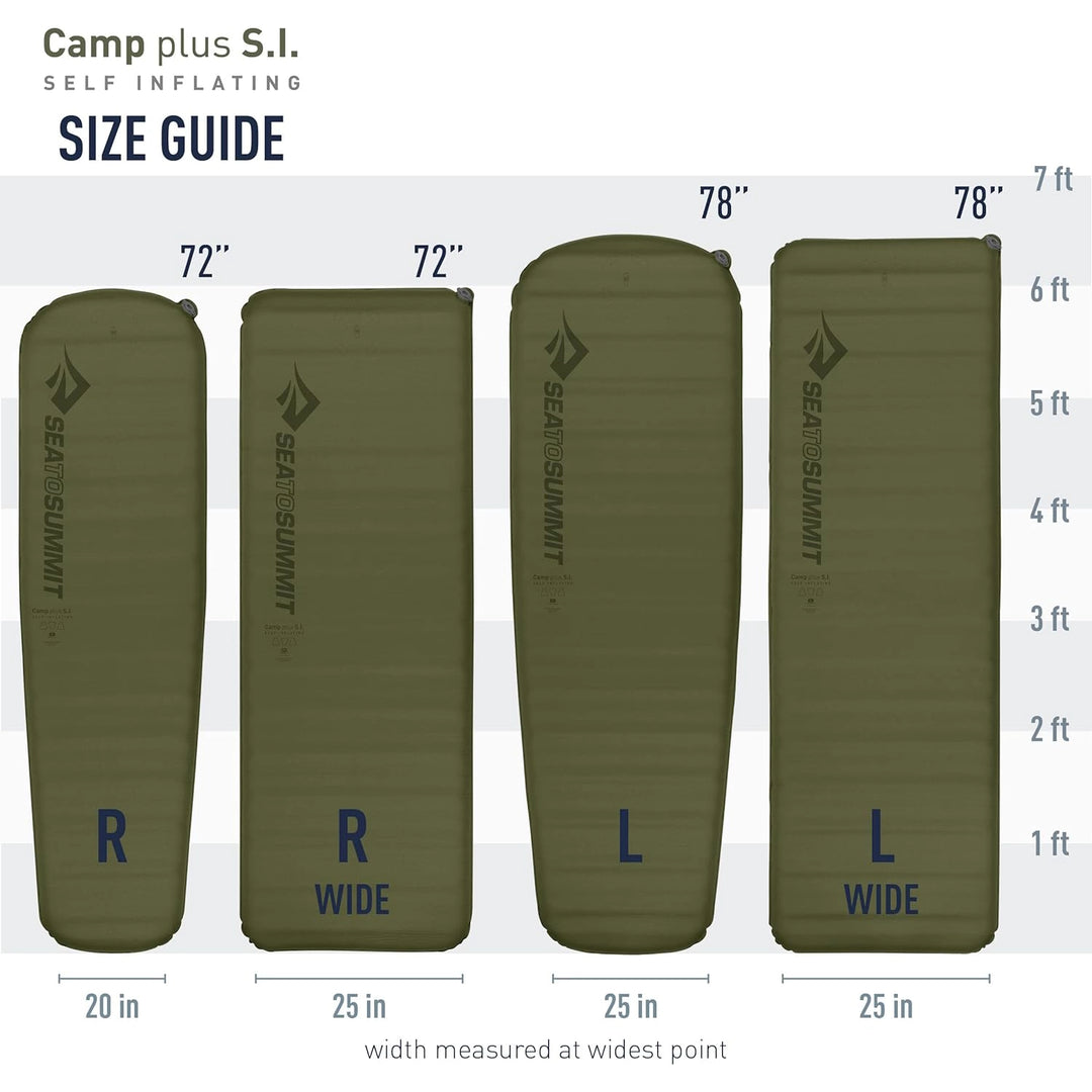 Sea to Summit Camp Plus Self-Inflating Sleeping Mat – Kaviso, LLC
