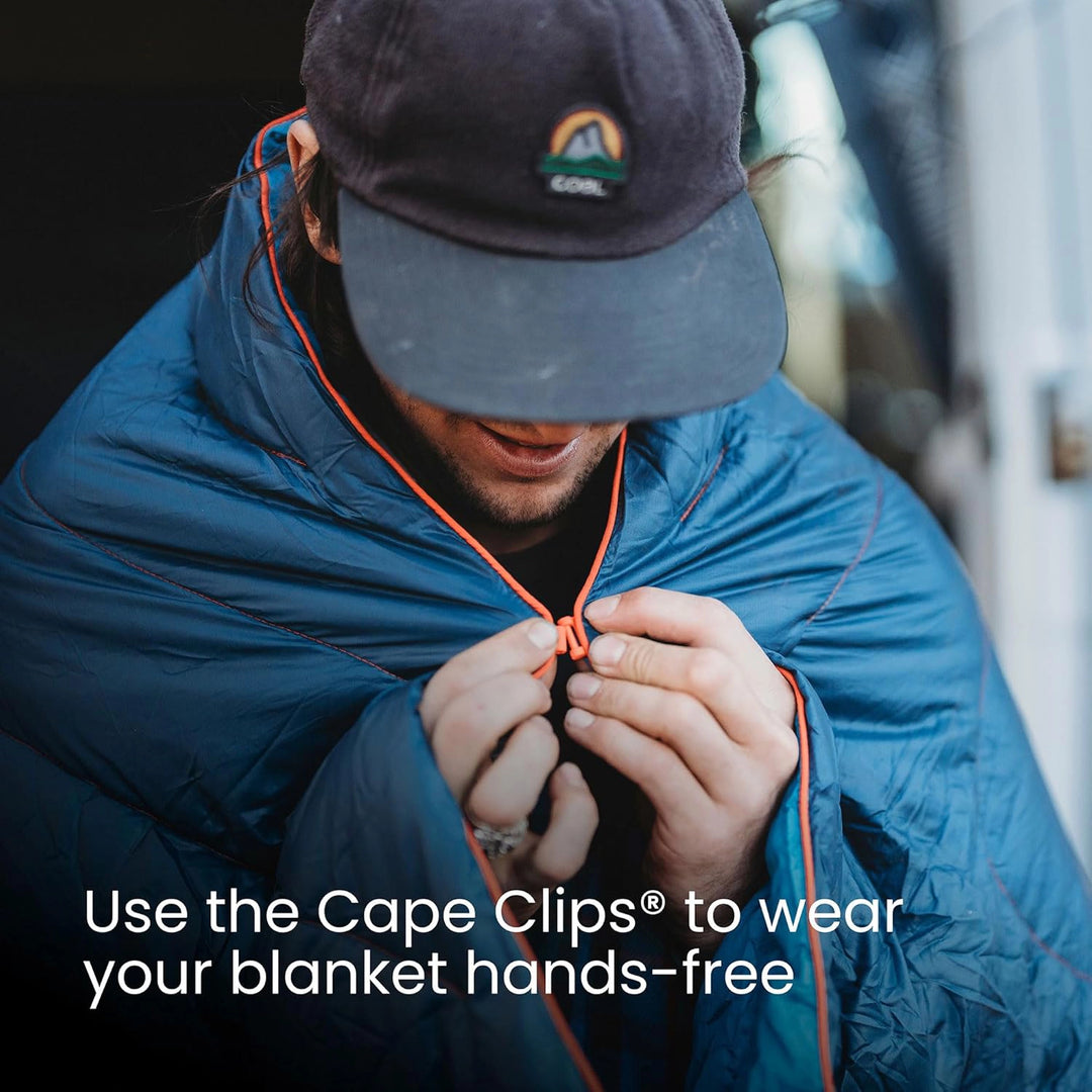 Rumpl Fleece Puffy Blanket 2P Deepwater