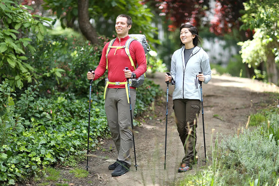 Bastón de trekking Fizan modelo Compact rojo - Chile