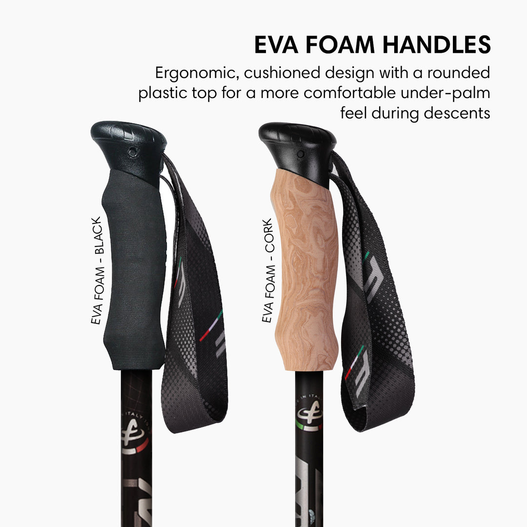 Fizan Compact 3 & 4 (2025) Hiking Poles for hiking, travel, outdoor, outdoors ultralight collapsible breathable durable