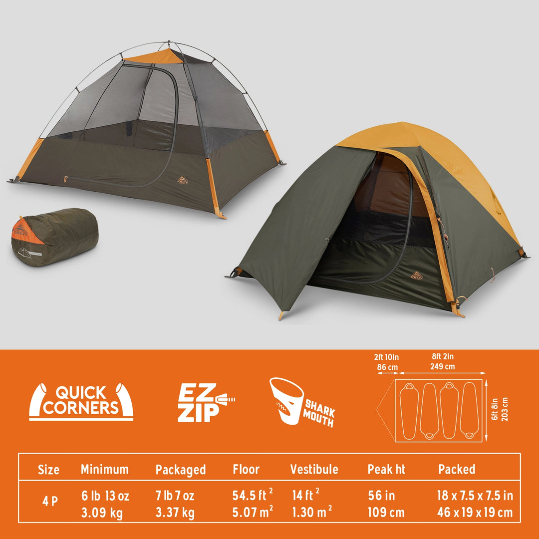 new tents 2024 Kelty Grand Mesa 4 Tent